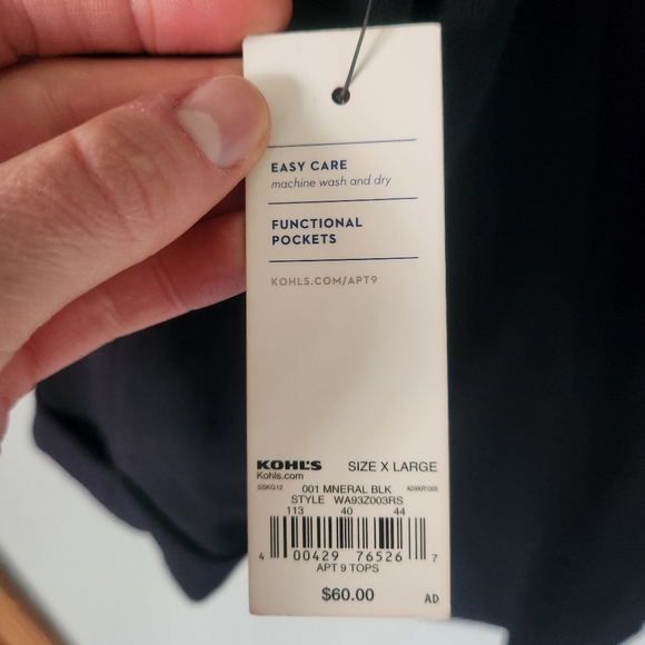 NWT Apt 9 Elegant Black Women's Blazer - Picture 8 of 11